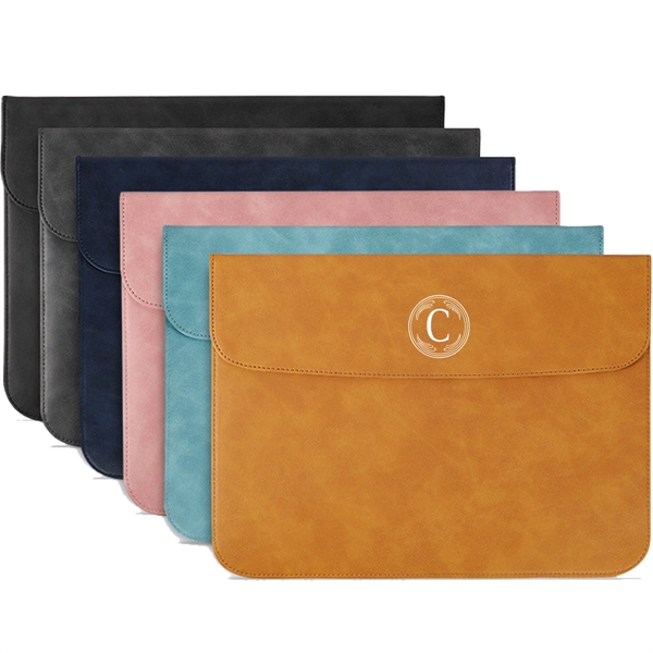 Pu Leather Laptop Sleeve - Pu Leather Laptop Sleeve - Image 0 of 2