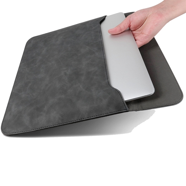 Pu Leather Laptop Sleeve - Pu Leather Laptop Sleeve - Image 1 of 2