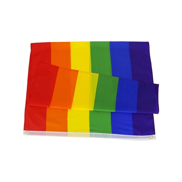 LGBTQ Pride Flag 3x5 Fts - LGBTQ Pride Flag 3x5 Fts - Image 7 of 7