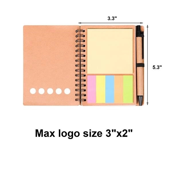 Multifunctional Kraft Paper Spiral Notebook - Multifunctional Kraft Paper Spiral Notebook - Image 2 of 2