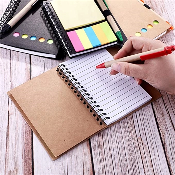 Multifunctional Kraft Paper Spiral Notebook - Multifunctional Kraft Paper Spiral Notebook - Image 1 of 2