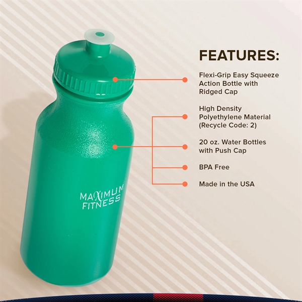 Eamon Plastic Sports Bottle - 20 OZ. - Eamon Plastic Sports Bottle - 20 OZ. - Image 1 of 17