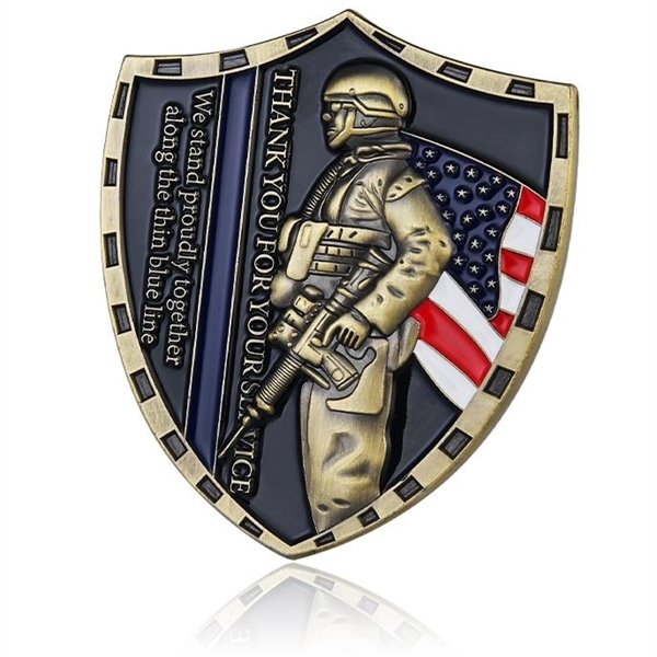 Custom 3D Die Cast Challenge Coins