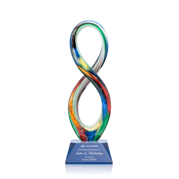 Duarte Award on Sheffield Base - Blue