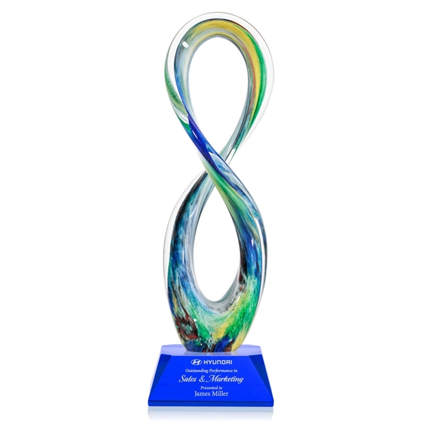 Duarte Award on Sheffield Base - Blue