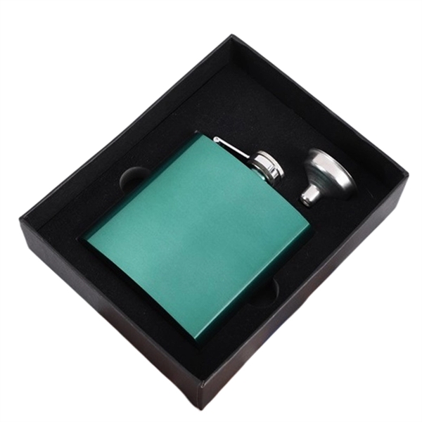6 oz Hip Whisky Flask Stainless Steel Various Colours - 6 oz Hip Whisky Flask Stainless Steel Various Colours - Image 8 of 11