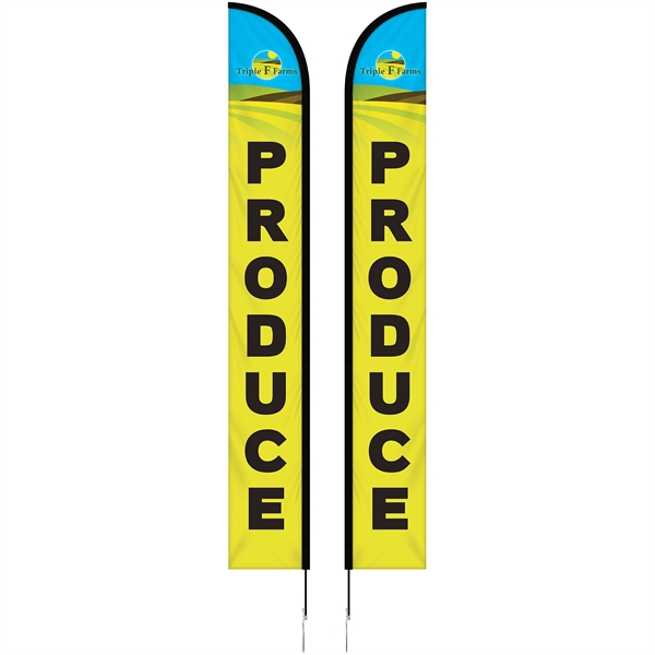 15' Double Sided Portable Half Drop Banner w/ Hardware Set - 15' Double Sided Portable Half Drop Banner w/ Hardware Set - Image 0 of 12
