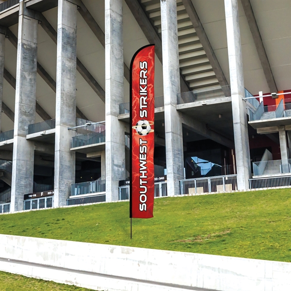 15' Double Sided Portable Half Drop Banner w/ Hardware Set - 15' Double Sided Portable Half Drop Banner w/ Hardware Set - Image 11 of 12
