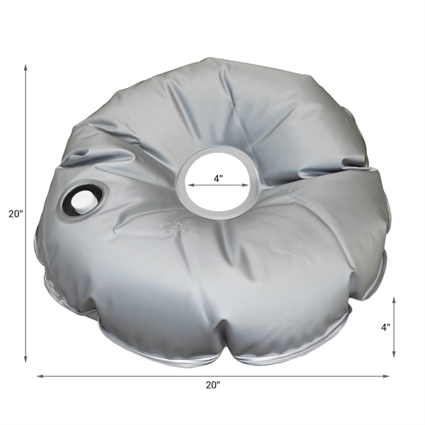 15' Portable Double Sided Half Drop Kit w/ Cross Base - 15' Portable Double Sided Half Drop Kit w/ Cross Base - Image 5 of 12