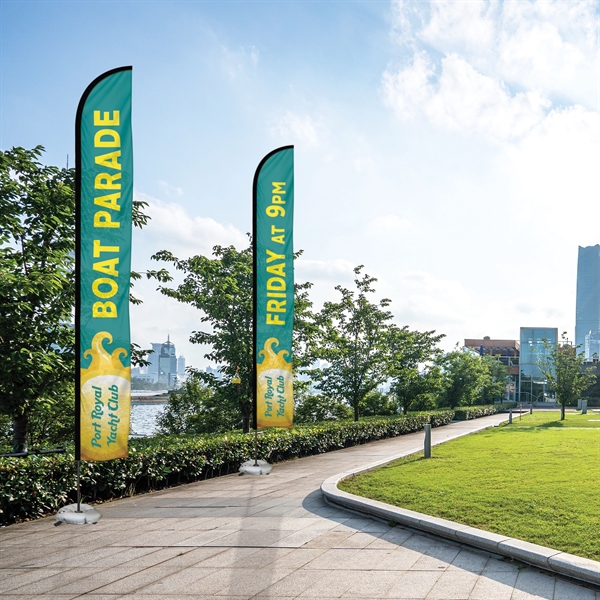 15' Portable Double Sided Half Drop Kit w/ Cross Base - 15' Portable Double Sided Half Drop Kit w/ Cross Base - Image 10 of 12