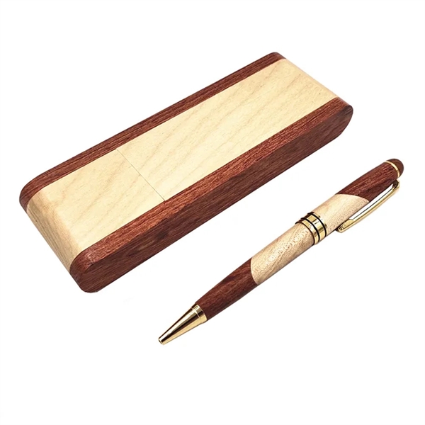 Woodland Elite Collection Dual Pen & Case Set - Woodland Elite Collection Dual Pen & Case Set - Image 2 of 6