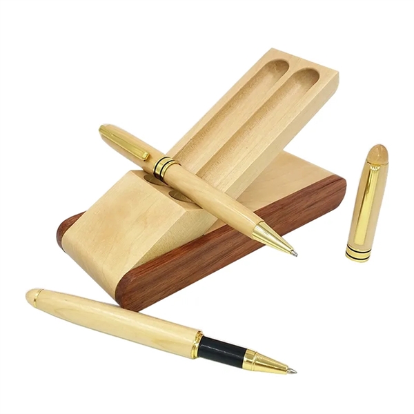 Woodland Elite Collection Dual Pen & Case Set - Woodland Elite Collection Dual Pen & Case Set - Image 5 of 6