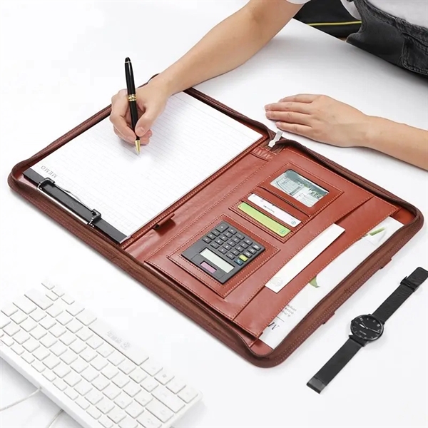 Joyce Executive Leatherette A4 Padfolio - Joyce Executive Leatherette A4 Padfolio - Image 5 of 8