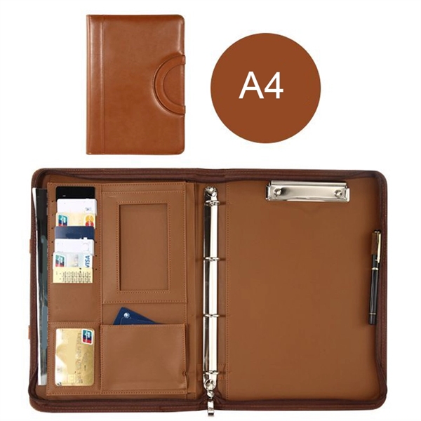 Joyce Executive Leatherette A4 Padfolio - Joyce Executive Leatherette A4 Padfolio - Image 3 of 8