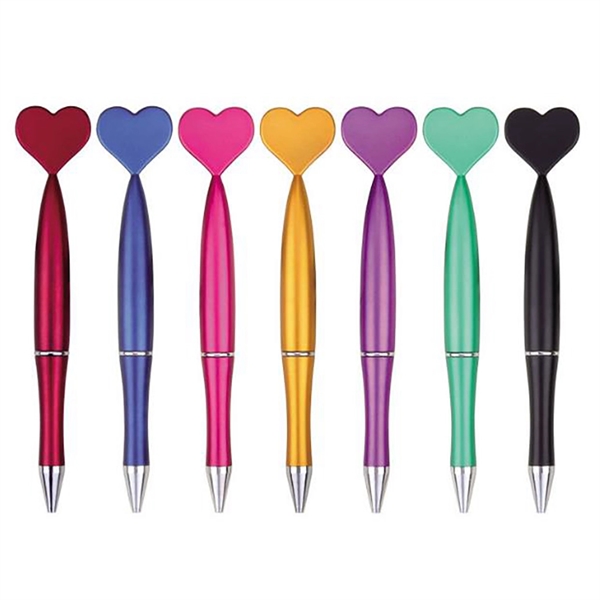 Love Ballpoint Pen - Heart Top - Love Ballpoint Pen - Heart Top - Image 9 of 12