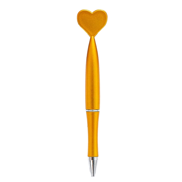 Love Ballpoint Pen - Heart Top - Love Ballpoint Pen - Heart Top - Image 1 of 12