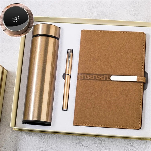 ExecuSet with 18 Oz Tumbler, A5 Leatherette Padfolio & Pen - ExecuSet with 18 Oz Tumbler, A5 Leatherette Padfolio & Pen - Image 6 of 8