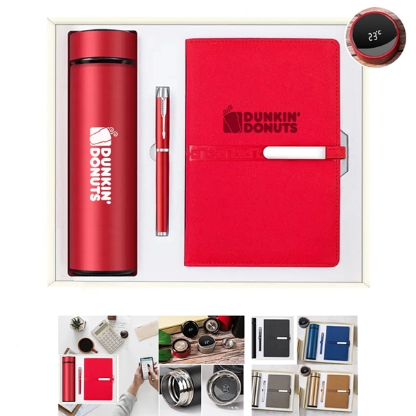 ExecuSet with 18 Oz Tumbler, A5 Leatherette Padfolio & Pen - ExecuSet with 18 Oz Tumbler, A5 Leatherette Padfolio & Pen - Image 1 of 8