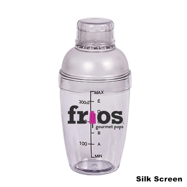 10/16.9/24 oz Clear Plastic Cocktail Shaker with Scale - 10/16.9/24 oz Clear Plastic Cocktail Shaker with Scale - Image 2 of 6