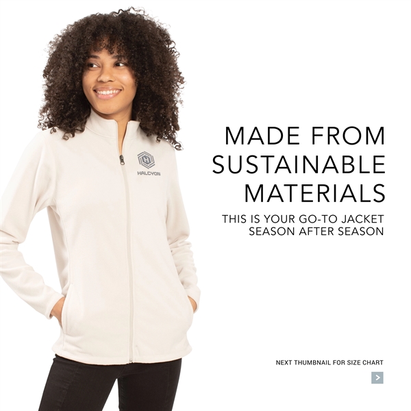 Ladies Micro-Lite Fleece Full Zip Jacket - Ladies Micro-Lite Fleece Full Zip Jacket - Image 14 of 16