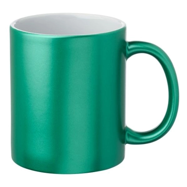 11 Oz. Metallic Color Exterior /W White Interior Custom Mugs - 11 Oz. Metallic Color Exterior /W White Interior Custom Mugs - Image 3 of 5