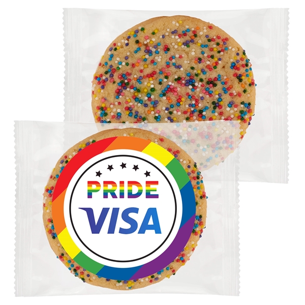 Pride Sugar Cookie With Rainbow Nonpareils - Pride Sugar Cookie With Rainbow Nonpareils - Image 0 of 1