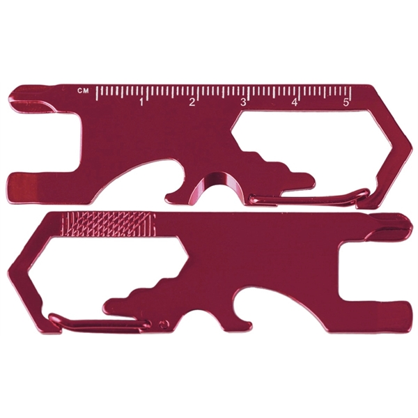 Multi-function Bottle Opener with Carabiner - Multi-function Bottle Opener with Carabiner - Image 4 of 5