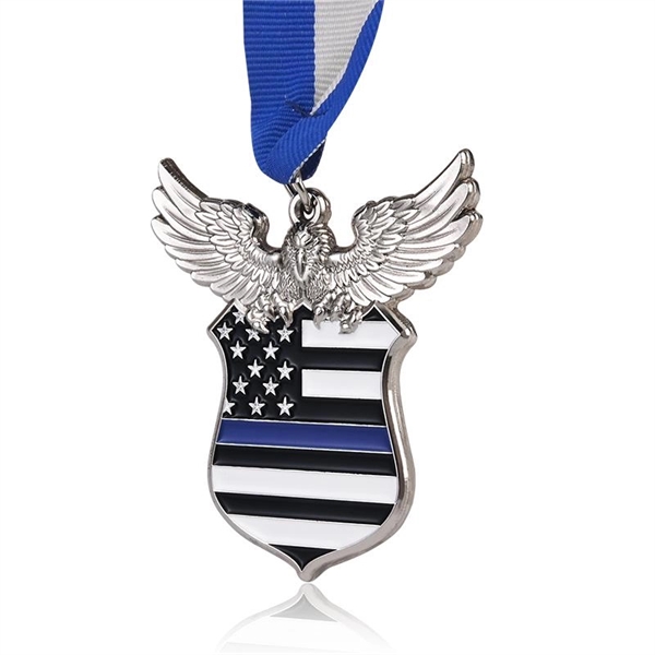 Custom Die Struck Soft Enamel Medals, 1.5"-3"