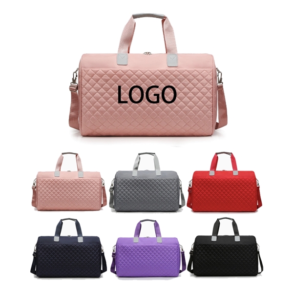 Multifunctional Travel Double Zipper Duffle Bag
