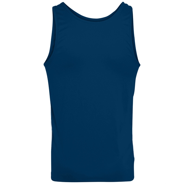 Youth Wicking Polyester Sleeveless Jersey with Contrast I... - Youth Wicking Polyester Sleeveless Jersey with Contrast I... - Image 13 of 23
