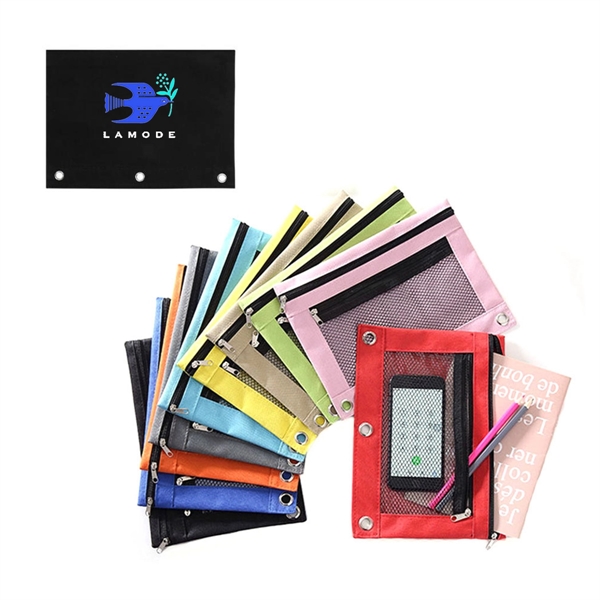 Oxford 3 Ring Binder Pencil Pouch - Oxford 3 Ring Binder Pencil Pouch - Image 0 of 2