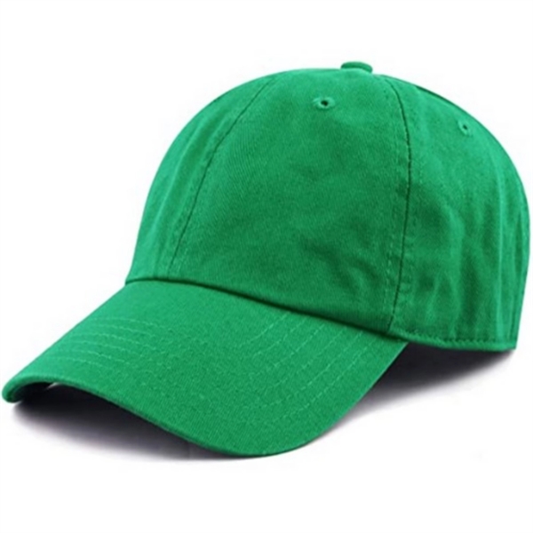 Unisex Adjustable Cotton Plain Baseball Dad Hat - Unisex Adjustable Cotton Plain Baseball Dad Hat - Image 2 of 8