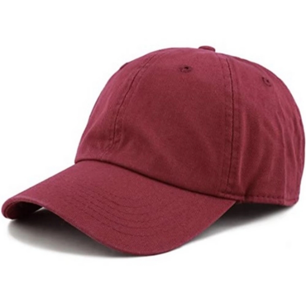 Unisex Adjustable Cotton Plain Baseball Dad Hat - Unisex Adjustable Cotton Plain Baseball Dad Hat - Image 5 of 8