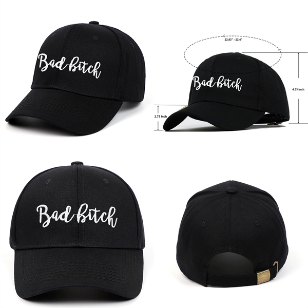 Unisex Adjustable Cotton Plain Baseball Dad Hat - Unisex Adjustable Cotton Plain Baseball Dad Hat - Image 6 of 8