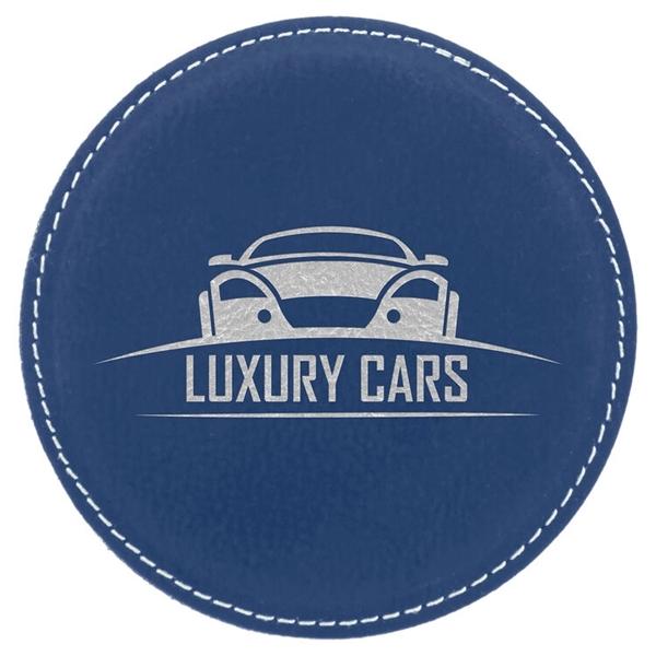Laserable Leatherette Coaster - Laserable Leatherette Coaster - Image 3 of 27
