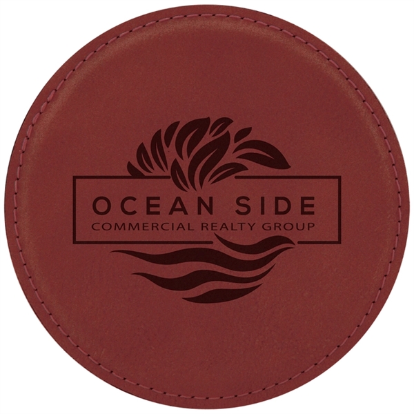 Laserable Leatherette Coaster - Laserable Leatherette Coaster - Image 8 of 27