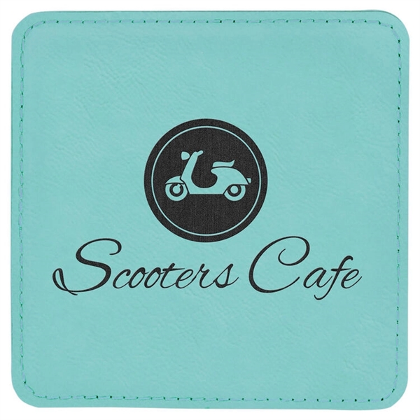 Laserable Leatherette Coaster - Laserable Leatherette Coaster - Image 19 of 27
