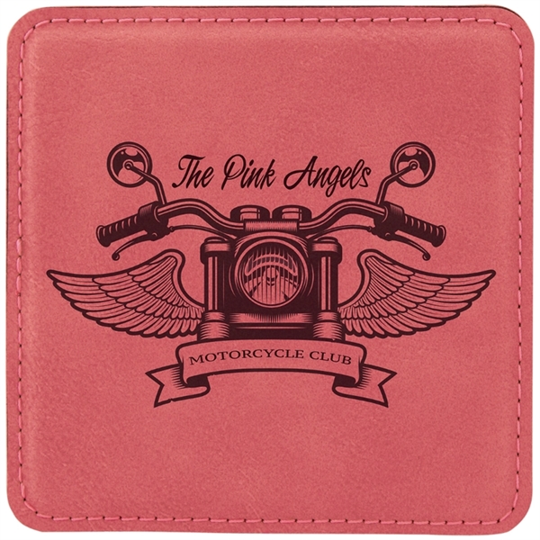 Laserable Leatherette Coaster - Laserable Leatherette Coaster - Image 21 of 27