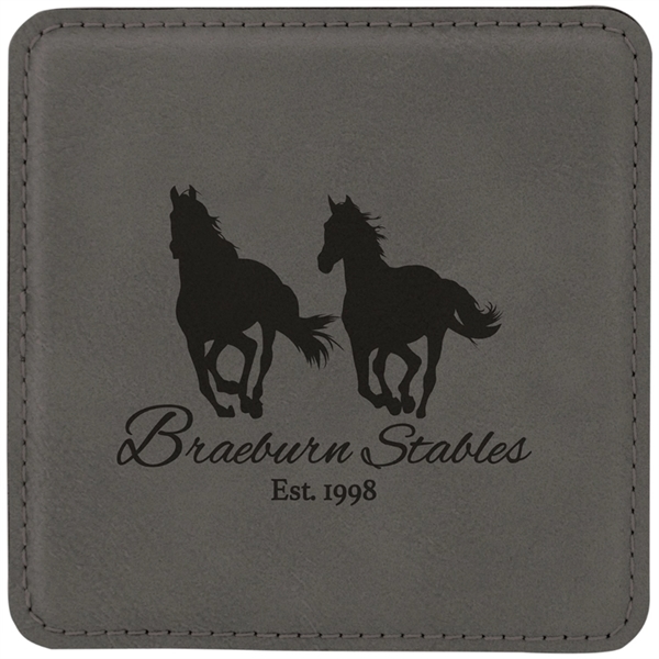 Laserable Leatherette Coaster - Laserable Leatherette Coaster - Image 23 of 27