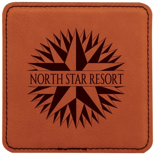 Laserable Leatherette Coaster - Laserable Leatherette Coaster - Image 24 of 27