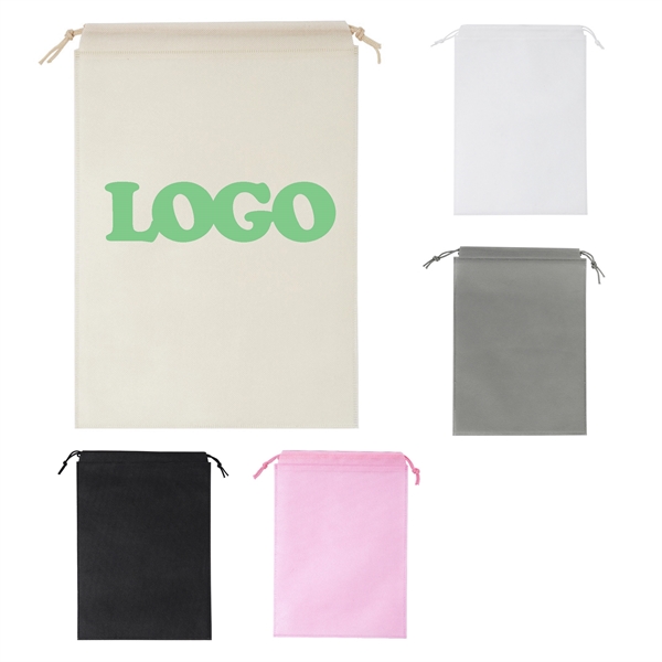 Non-Woven Drawstring Pouch Bag For Storage - Non-Woven Drawstring Pouch Bag For Storage - Image 0 of 3