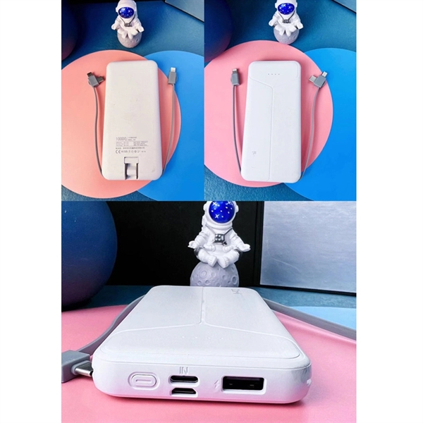 Power Bank with Plug Ultra Slim 10000mAh - Power Bank with Plug Ultra Slim 10000mAh - Image 3 of 4