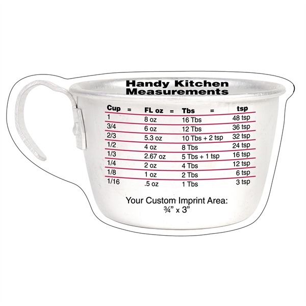 Kitchen Measurements Mega-Mag™ Shaped Magnet - Kitchen Measurements Mega-Mag™ Shaped Magnet - Image 1 of 2