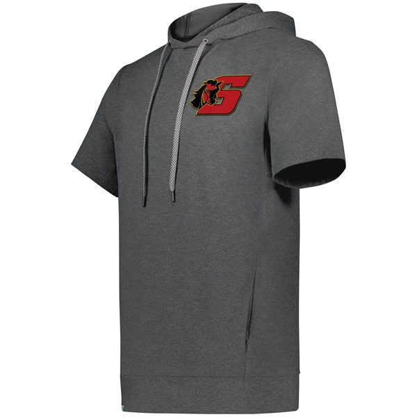 Youth Ventura Soft Knit Short Sleeve Hoodie - Youth Ventura Soft Knit Short Sleeve Hoodie - Image 8 of 10