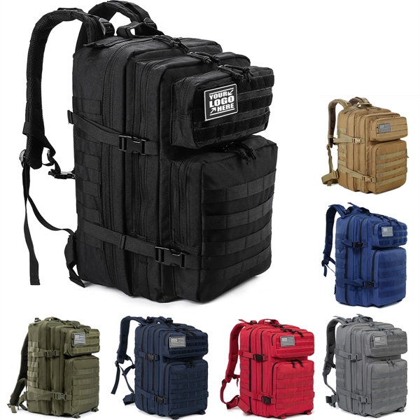 Custom Large Hiking Molle 3 Day military Tactical Backpack - Custom Large Hiking Molle 3 Day military Tactical Backpack - Image 0 of 10