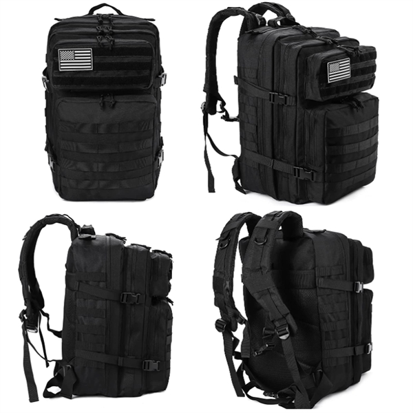 Custom Large Hiking Molle 3 Day military Tactical Backpack - Custom Large Hiking Molle 3 Day military Tactical Backpack - Image 1 of 10