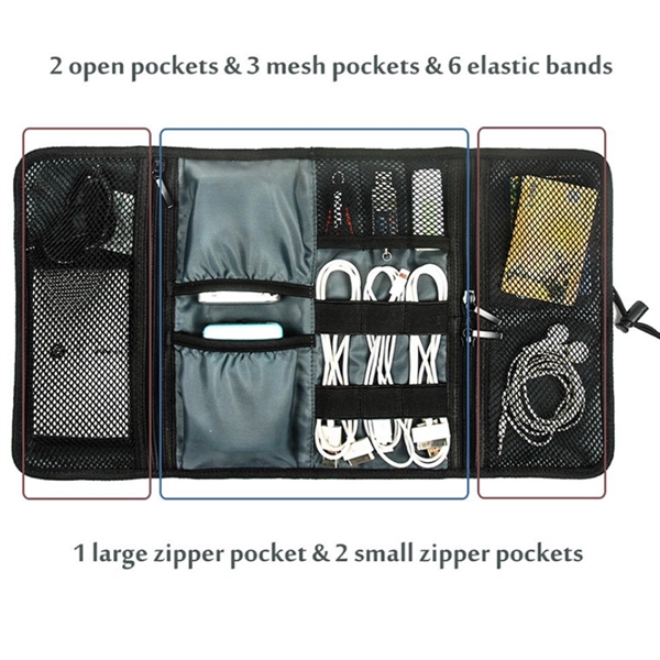 Small Electronics And Accessories Travel Case Organizer - Small Electronics And Accessories Travel Case Organizer - Image 2 of 4