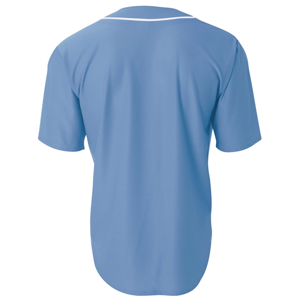 A4 Short Sleeve Full Button Baseball Top - A4 Short Sleeve Full Button Baseball Top - Image 40 of 68