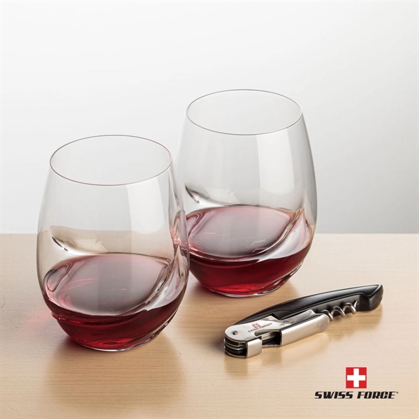 Swiss Force® Opener & Bartolo Stemless Wine