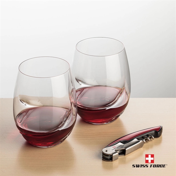 Swiss Force® Opener & Bartolo Stemless Wine